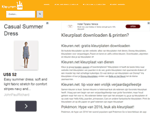 Tablet Screenshot of kleuren.net